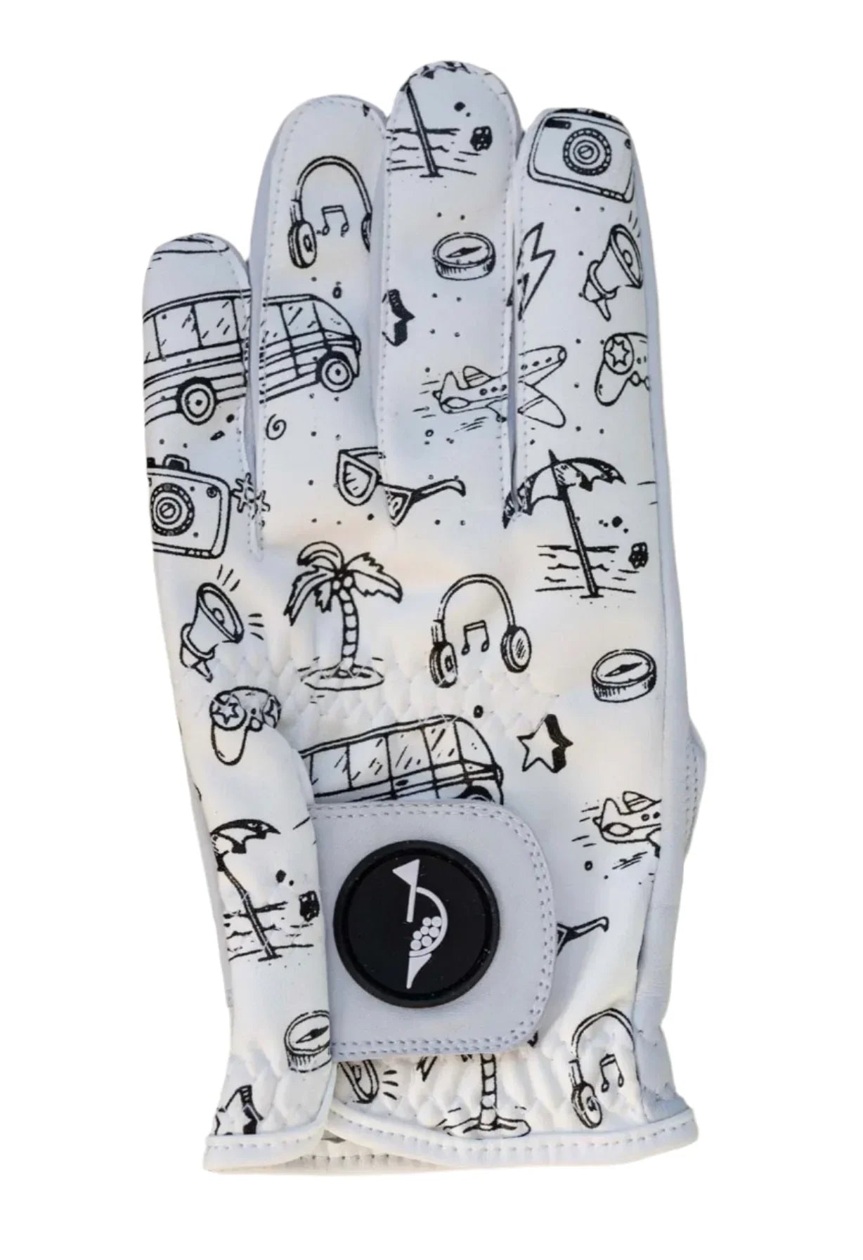 Men's Hooked Golf Glove | Cabretta Leather | Funky