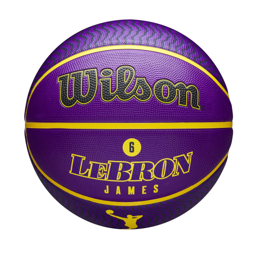 Wilson Team Sports | Basketball | NBA Basketball NBA Player Icon Lebron Outdoor Basketball Size 7 TS071