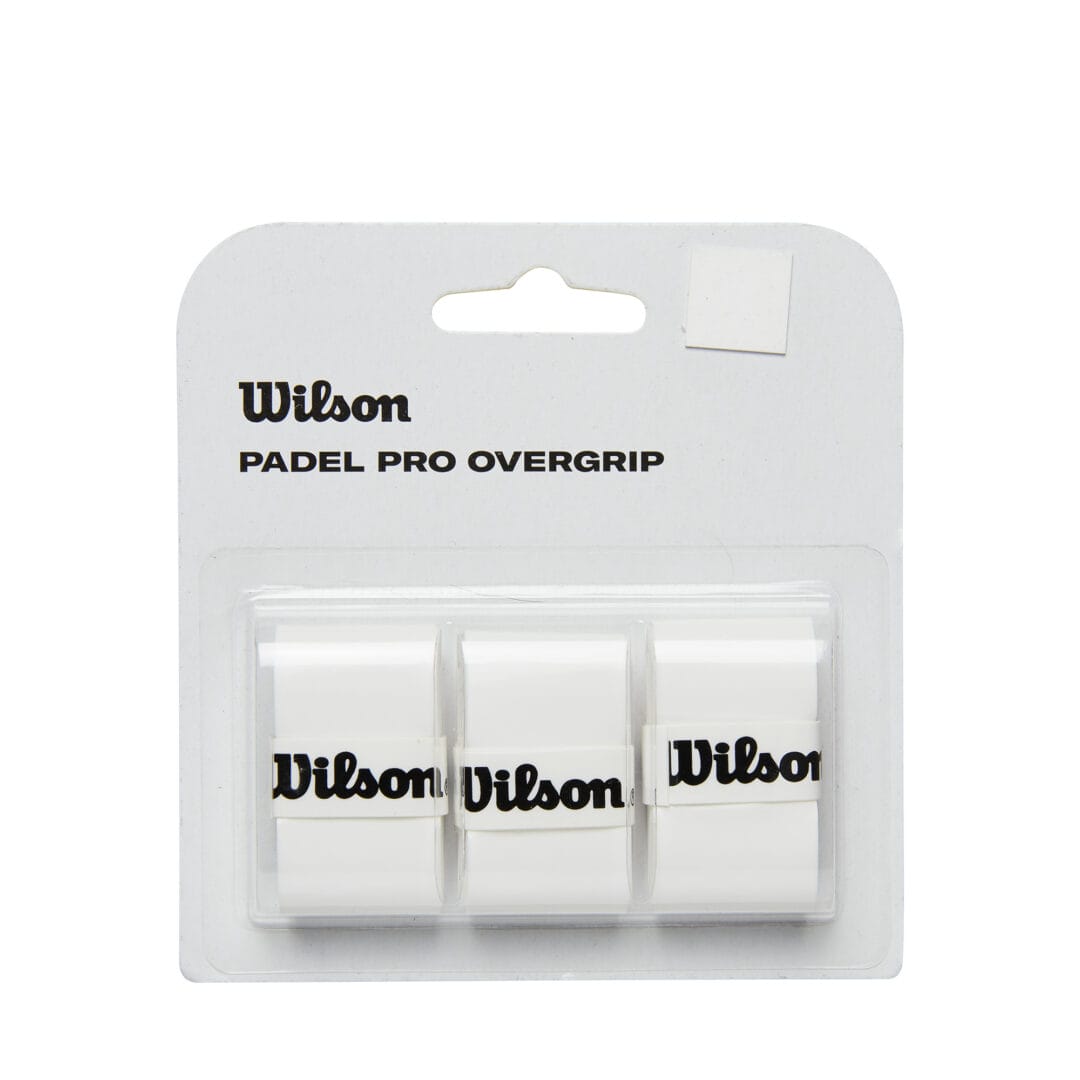 Wilson Grips | Regular Grips | Pro Overgrip Padel White 3 Pack RG001