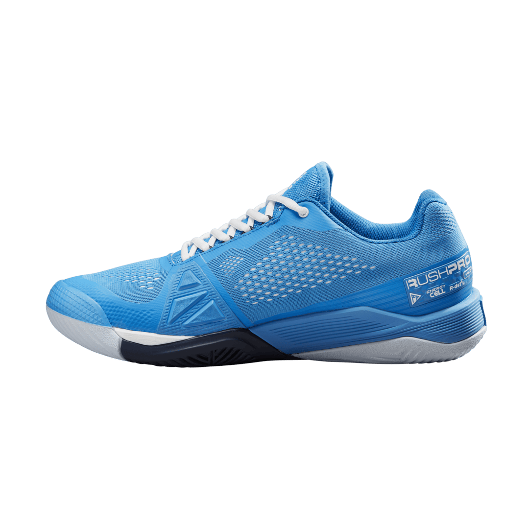 Wilson Mens Footwear | Rush Pro 4.0 French Blue / White / Navy Blazer
