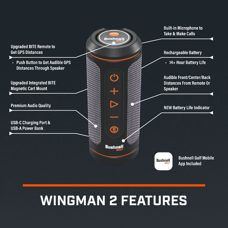 Bushnell 2 GPS Speaker | Wingman