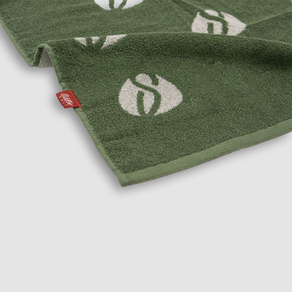 Slater Golf | Wallpaper Utility Towel | Green Cannoli
